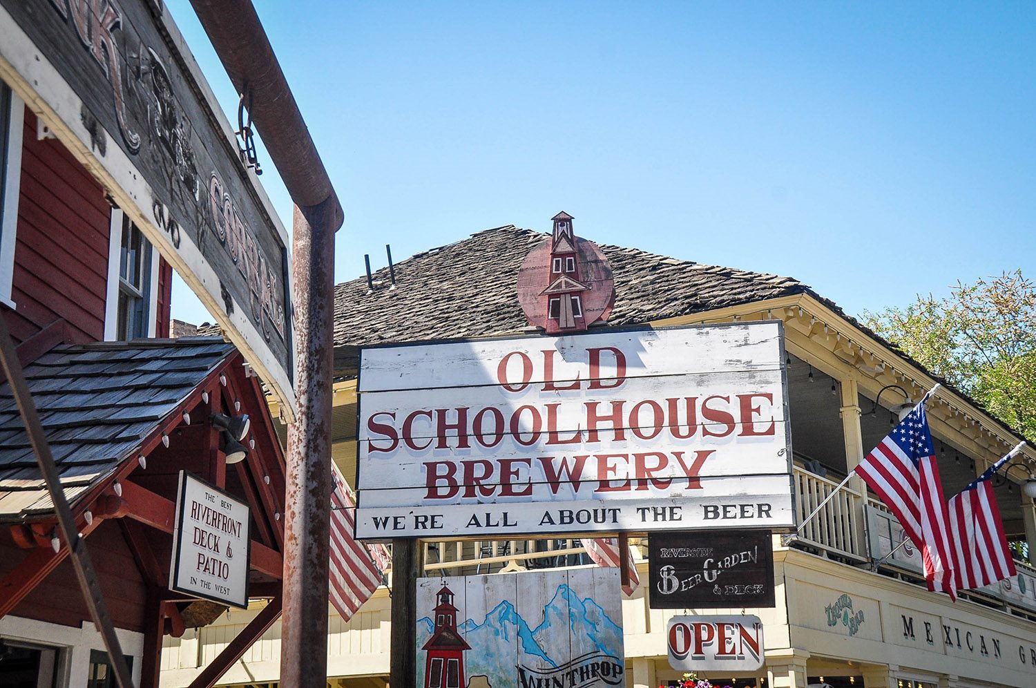 Best Things to Do in Washington State Winthrop Old Schoolhouse Brewery
