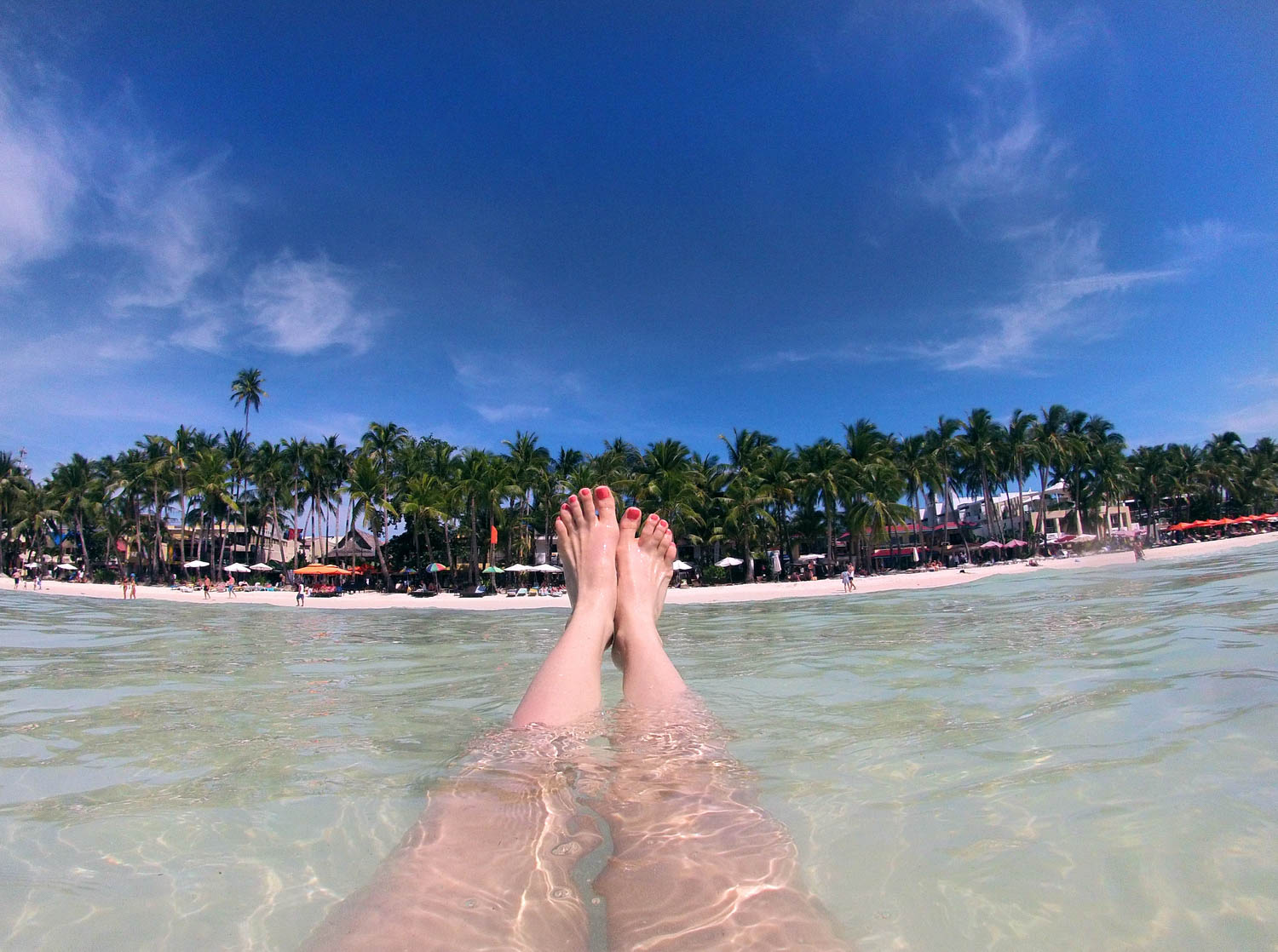 Boracay White Beach Feet