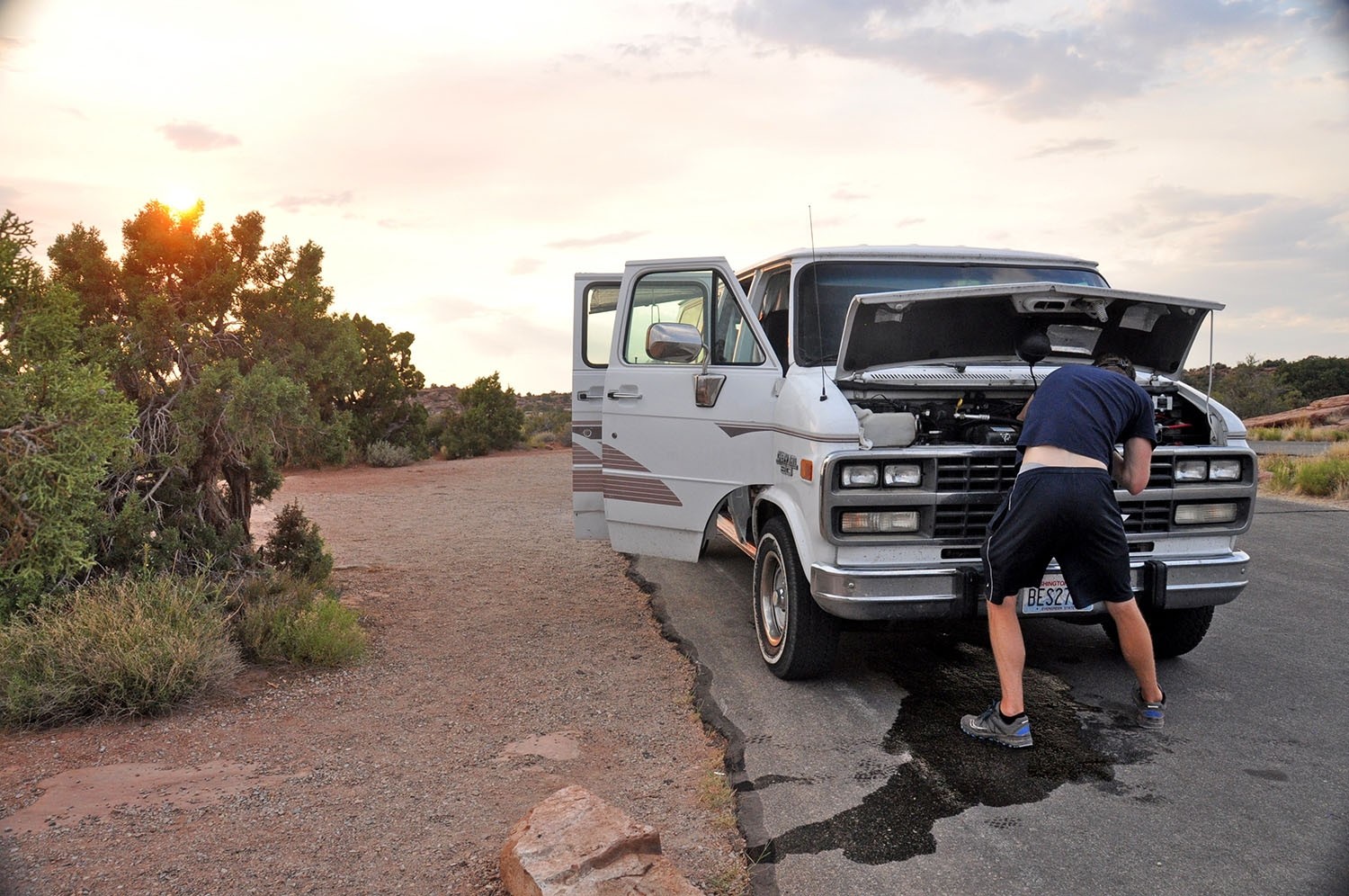 Campervan fixing engine