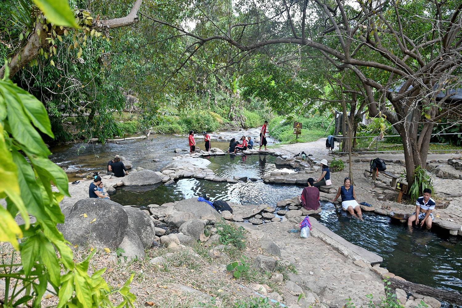 Chae Son Hot Spring Park Off the beaten Path Day Trip from Chiang Mai Thailand