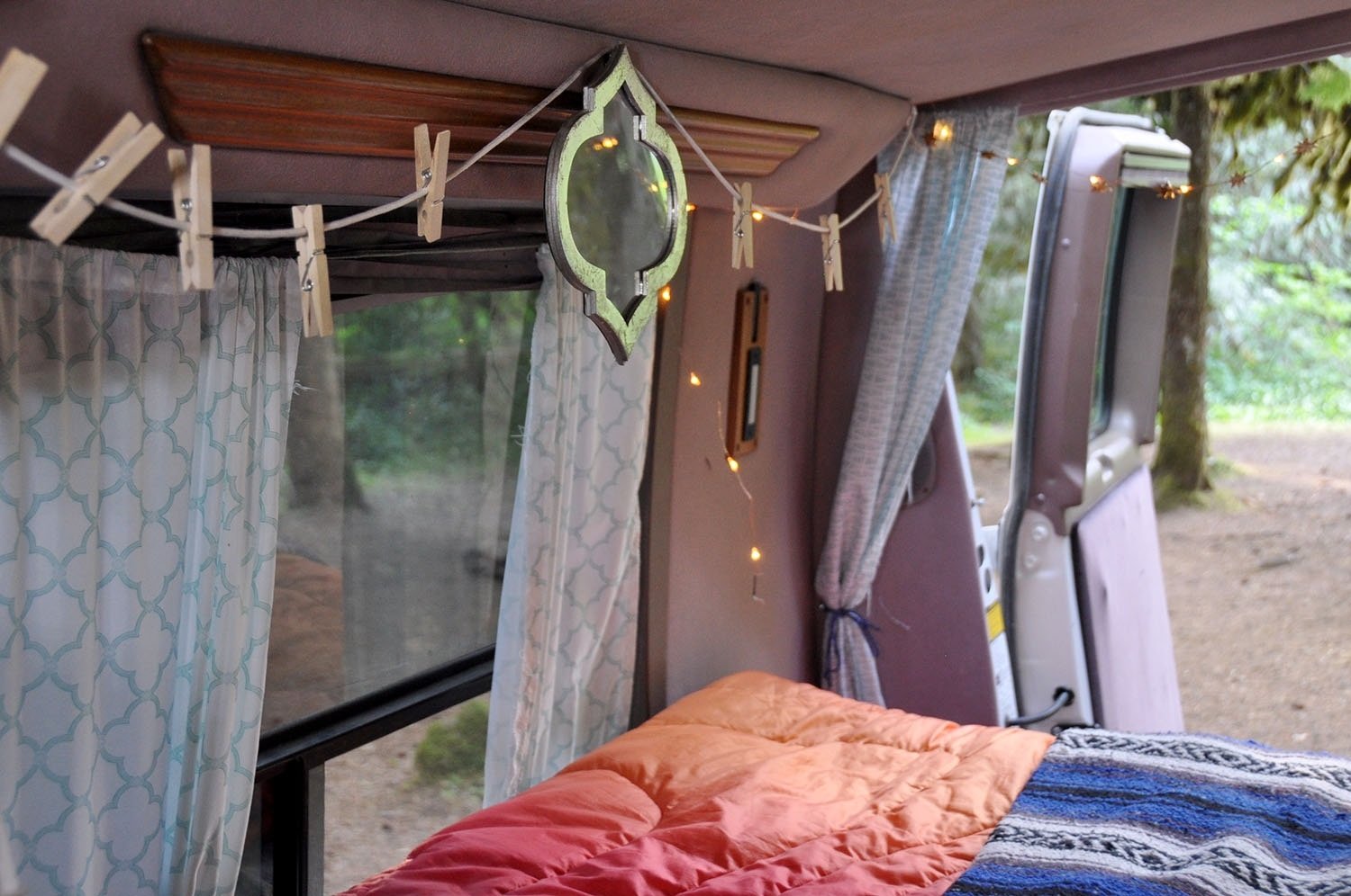 DIY Campervan Curtains vs. Insulated Window Covers