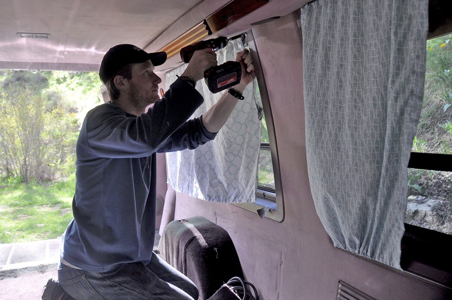 DIY Campervan Curtains vs. Insulated Window Covers