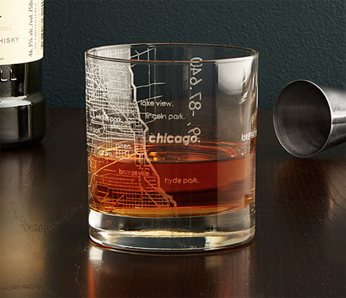 City Map Glass