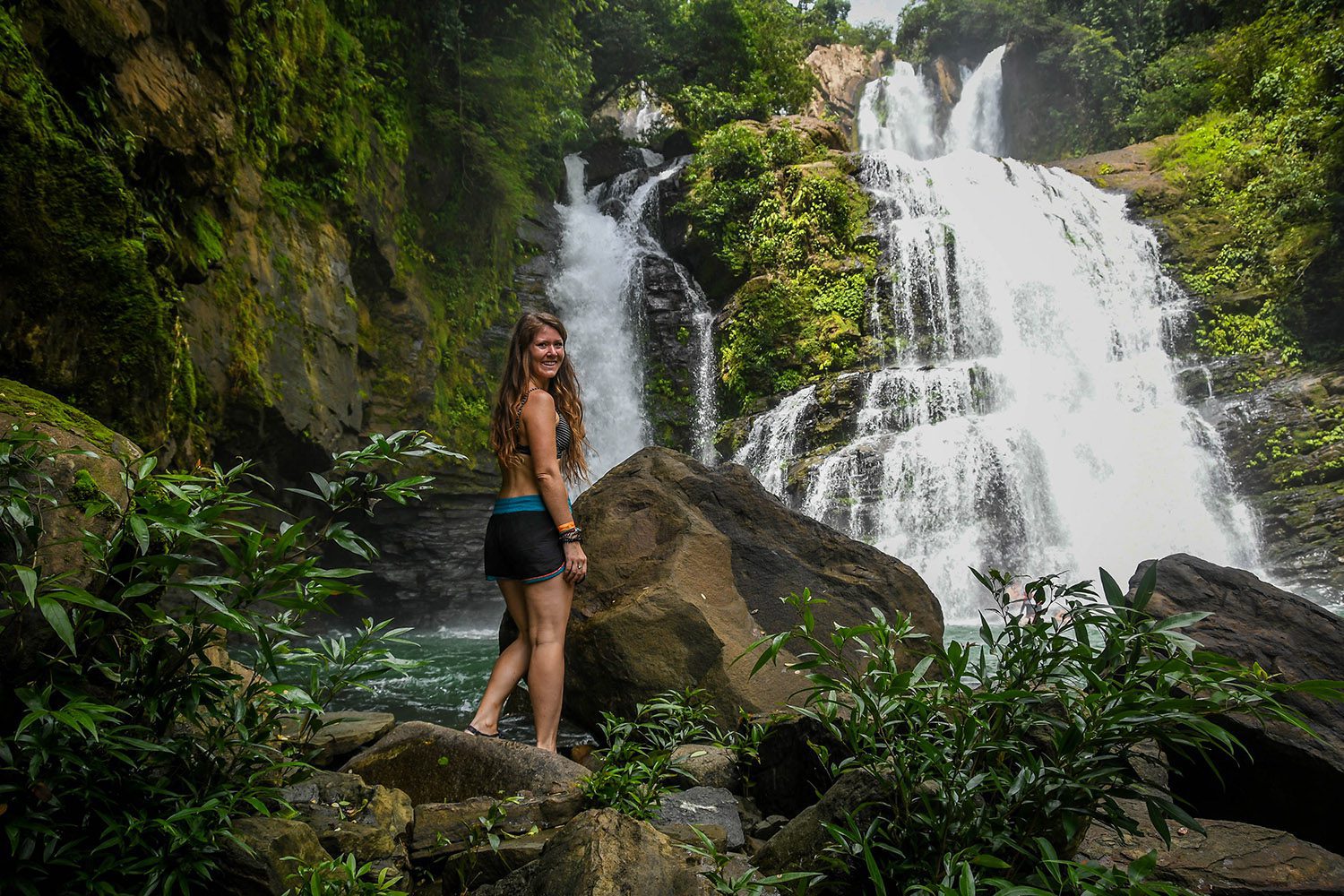 Costa Rica Waterfall Katie