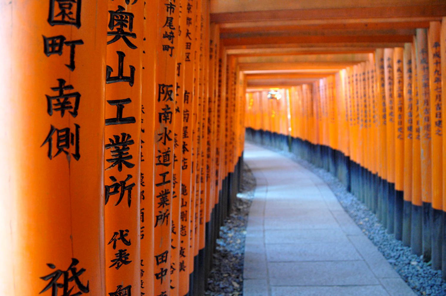 Countries to Teach English Japan Orange Gates
