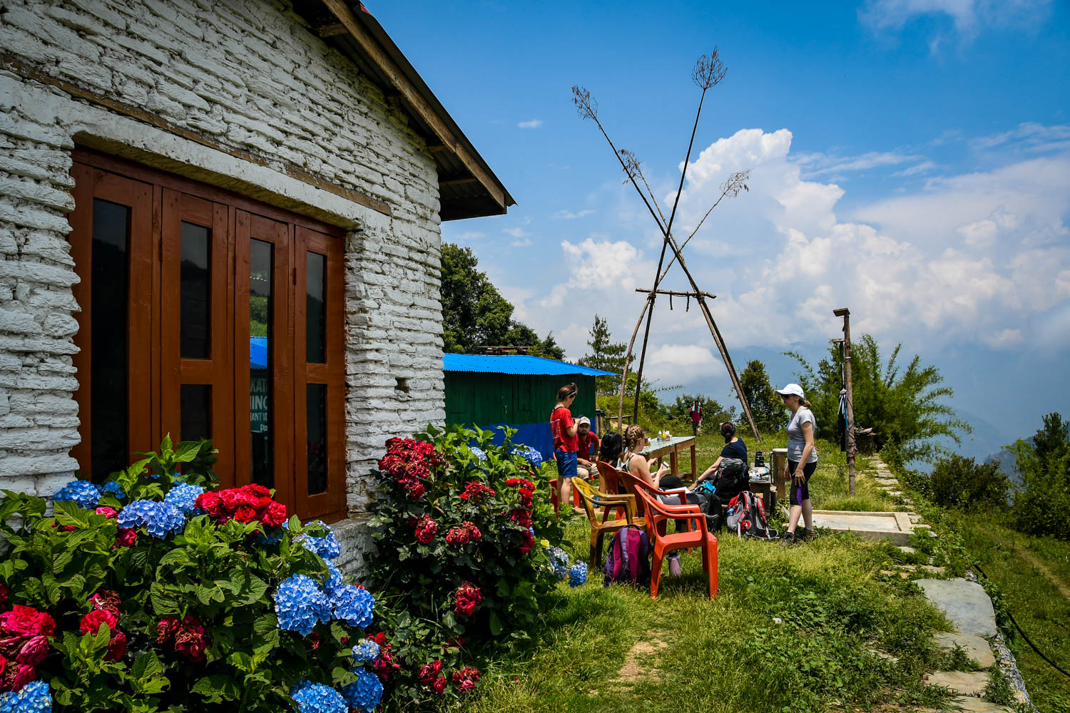 Mohare Danda Trek Outdoor Lunch