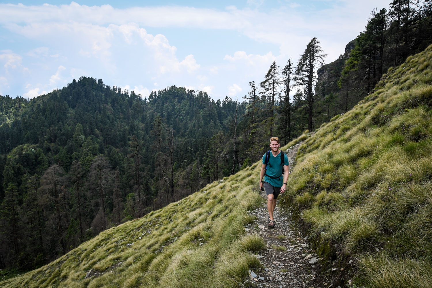 Mohare Danda Trek Hiking on Trail