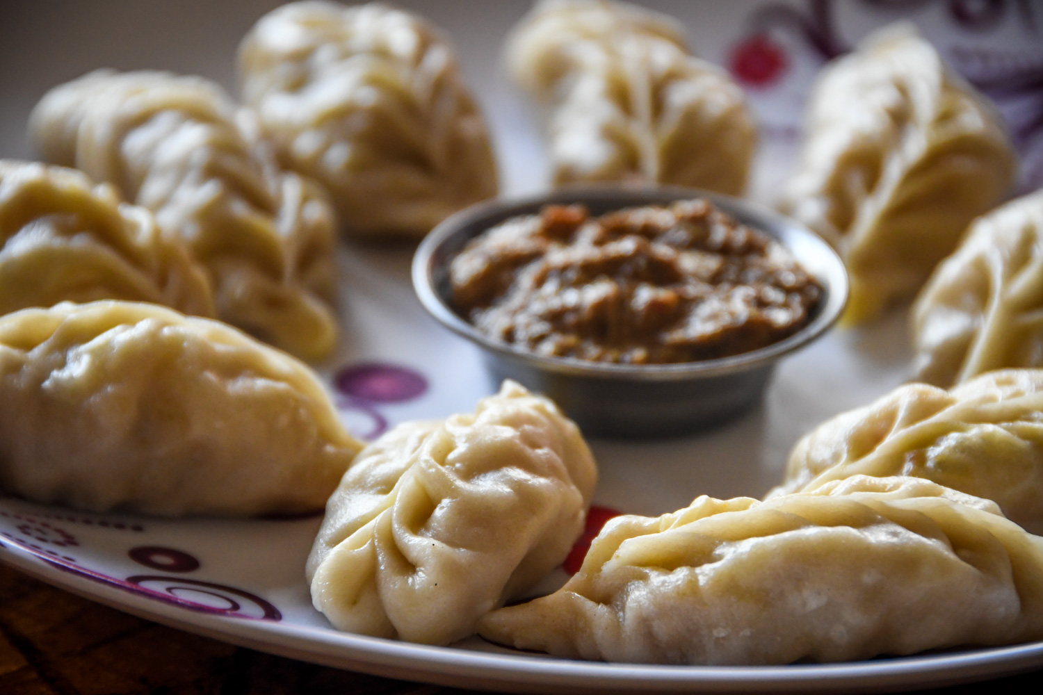 Mohare Danda Trek Food Momos