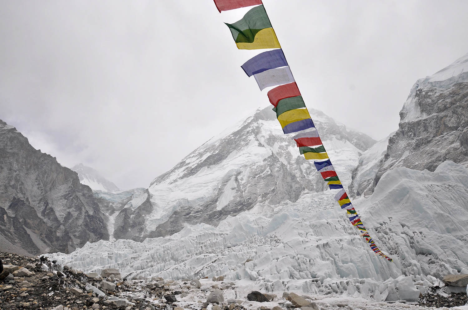 Everest Base Camp prayer flags