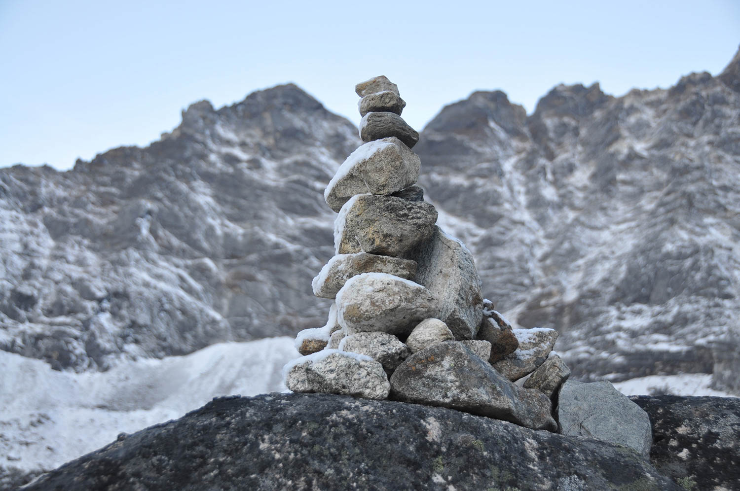 Stone cairns