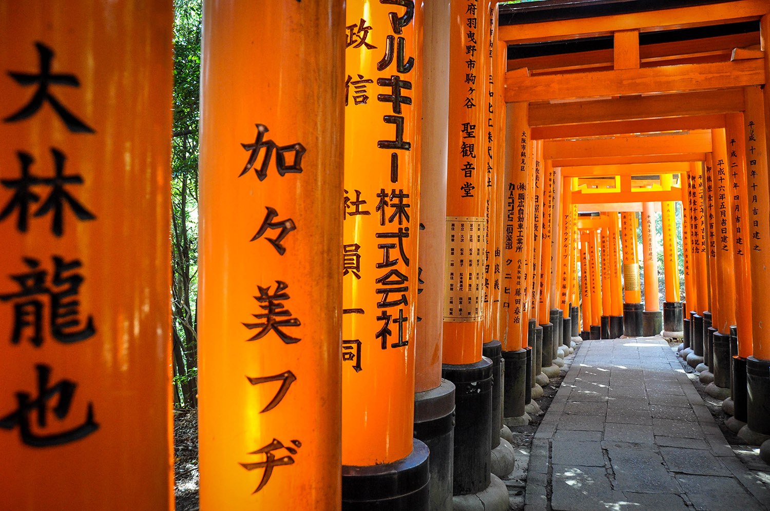 Fushimi Inari Taisha Shrine Orange Gates Kyoto Japan