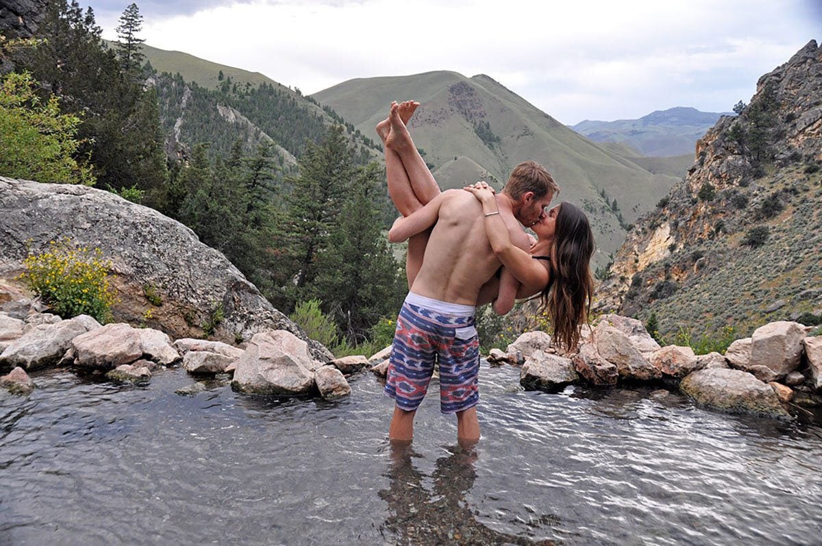 Goldbug Hotsprings Idaho Hike Katie and Ben