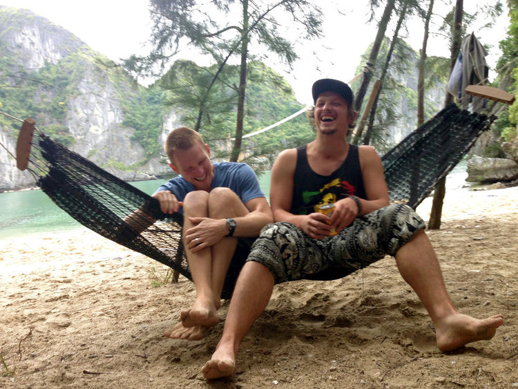 Ha Long Bay Hammock Laugh Freedom Island Vietnam Itinerary