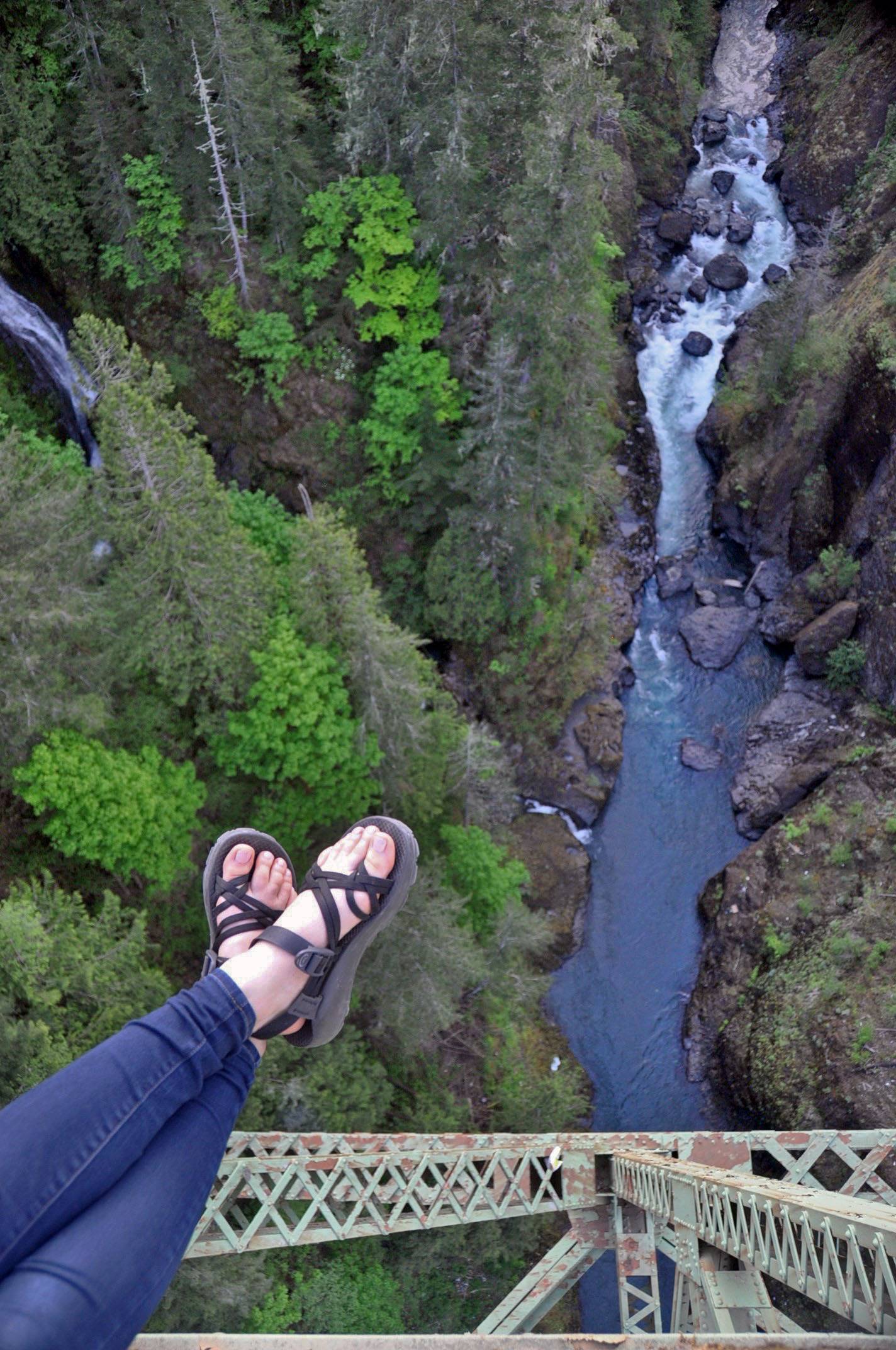 High Steel Bridge Olympic Peninsula