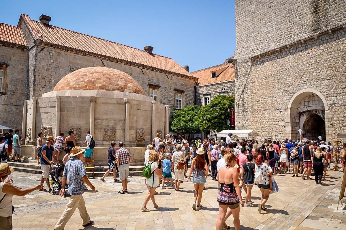 Croatia in July was PACKED with tourists. If we had to do it over again, we would not have visited in high tourist season. A little research could have told us that July is probably not the best time to visit if you want to avoid the crowds!