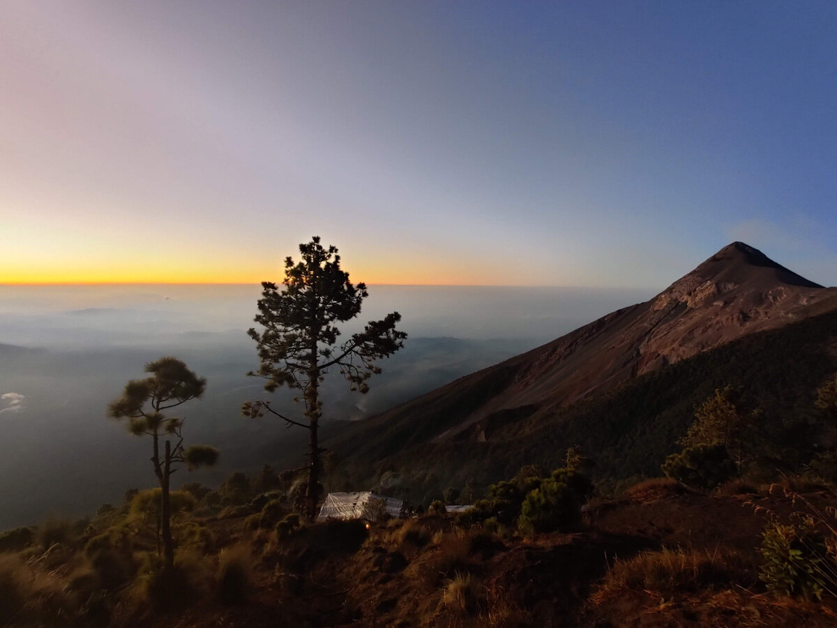 sunrise on Volcan Acatenango