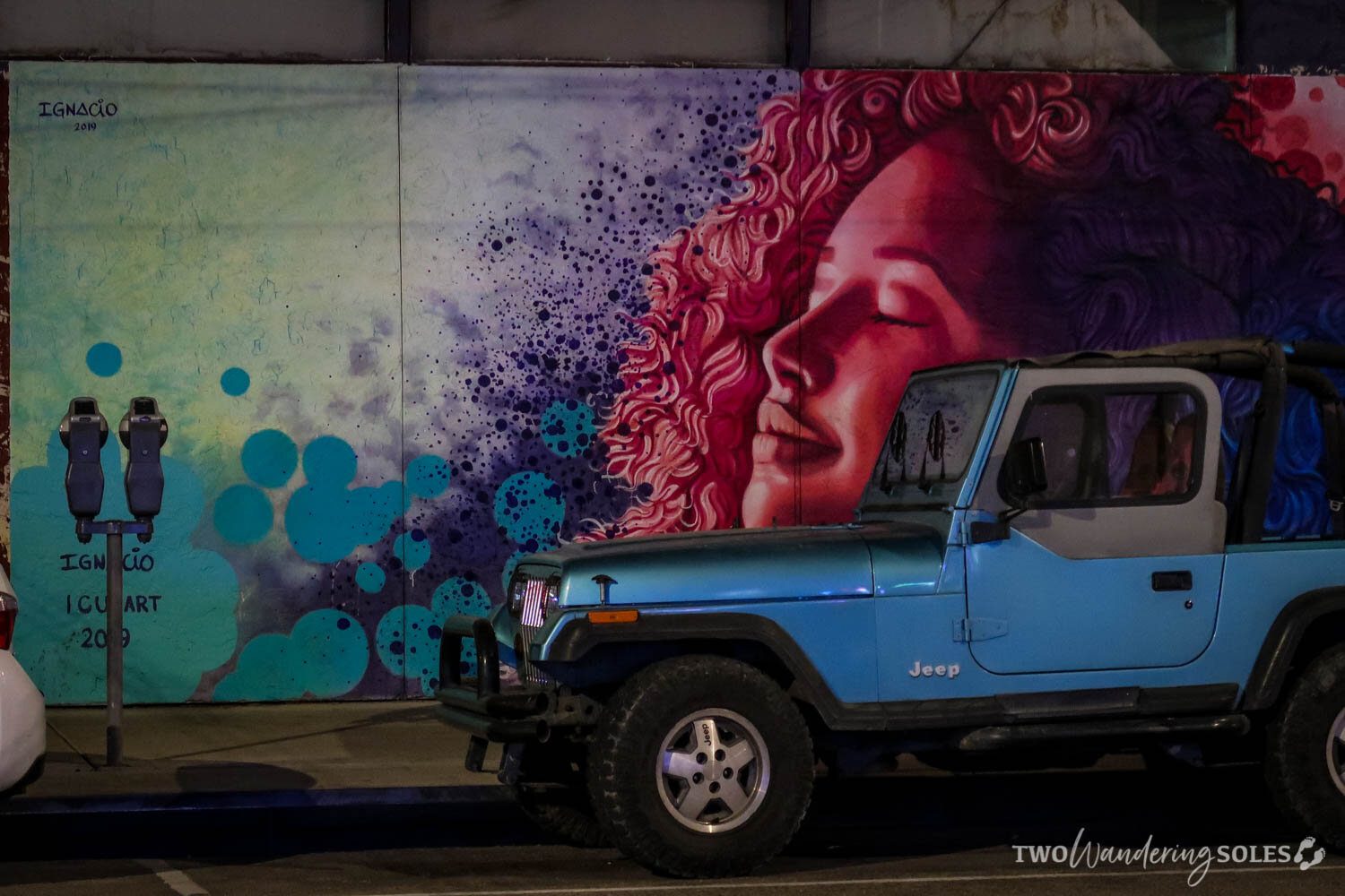 Girl in Barrio Viejo Tucson Street Art