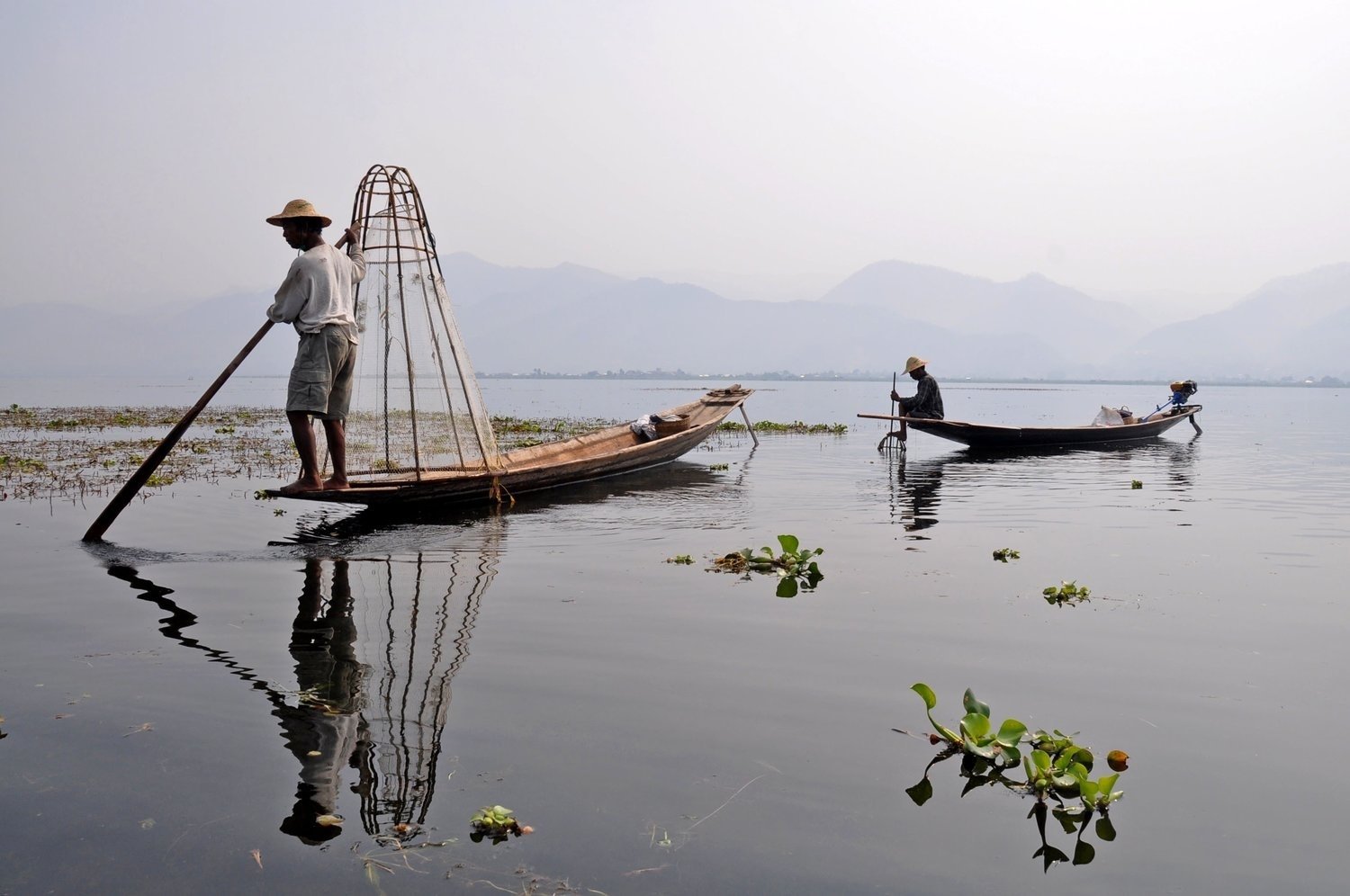 Inle Lake Fisherman Myanmar