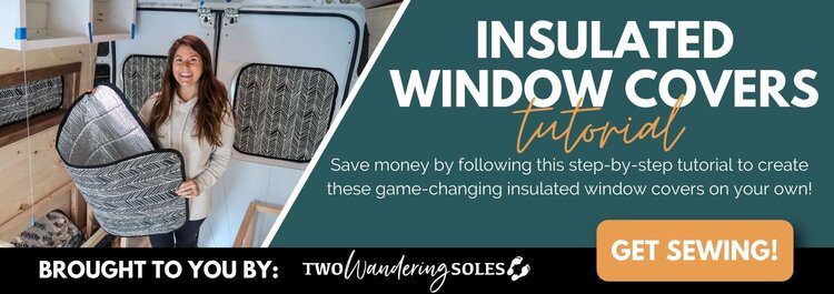 Insulated Window Coverings Tutorial | Two Wandering Soles