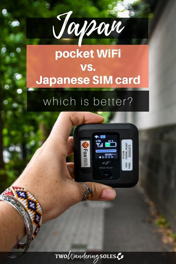 Japan Pocket Wifi vs. Japanese SIM Card Comparison | Two Wandering Soles