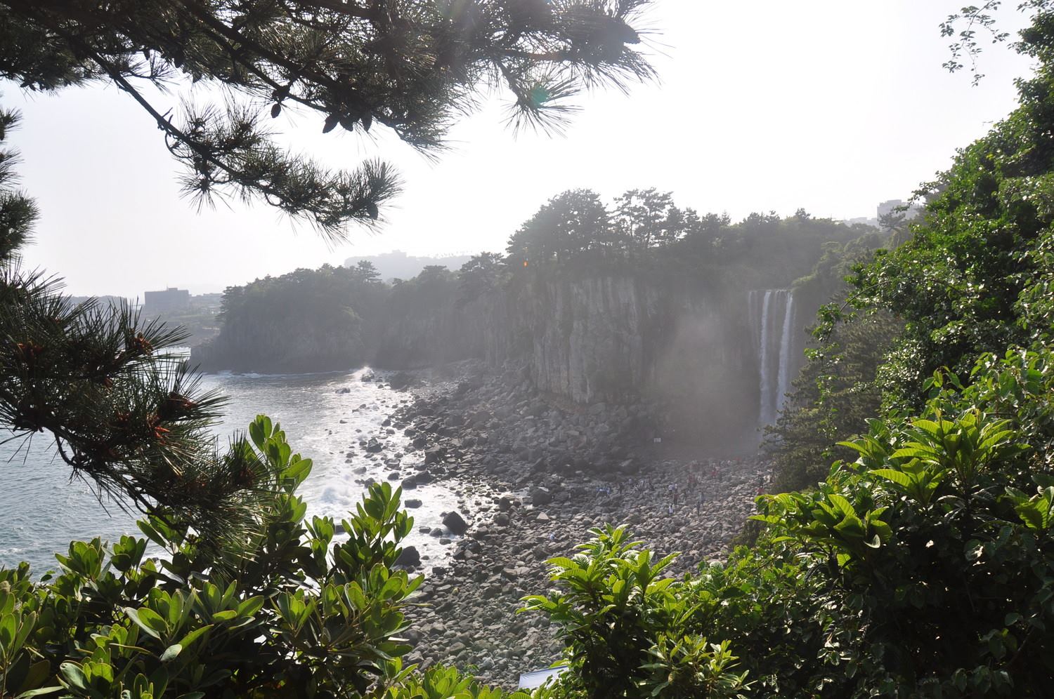 Jeju Jeongbang Waterfall