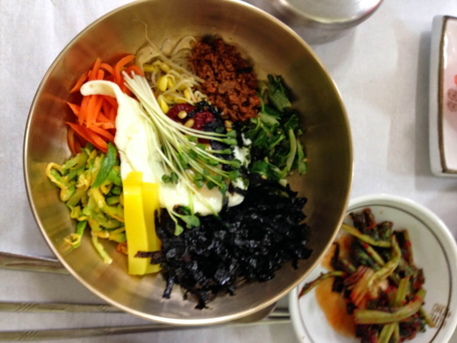 Bibimbap at the Jeonju Village