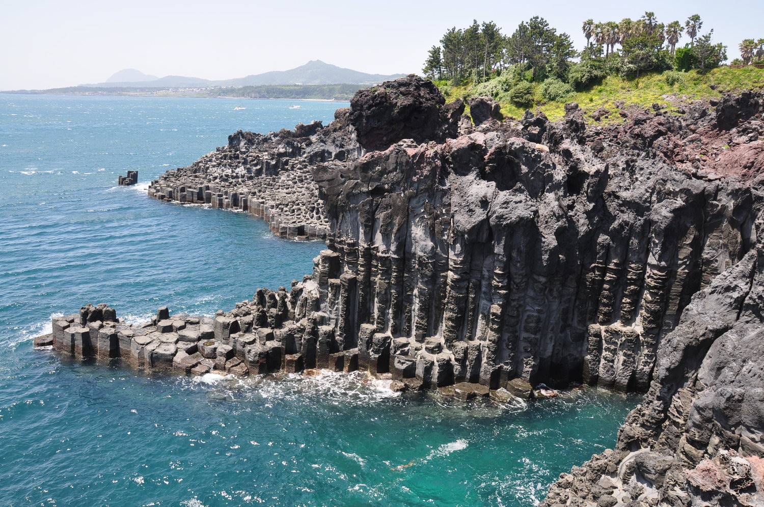 Jungman Lava Columns Jeju Korea