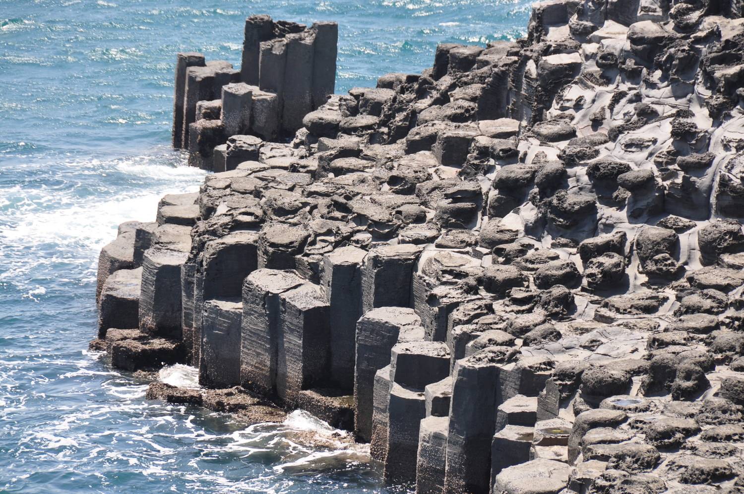 Jungman Lava Columns Jeju Korea