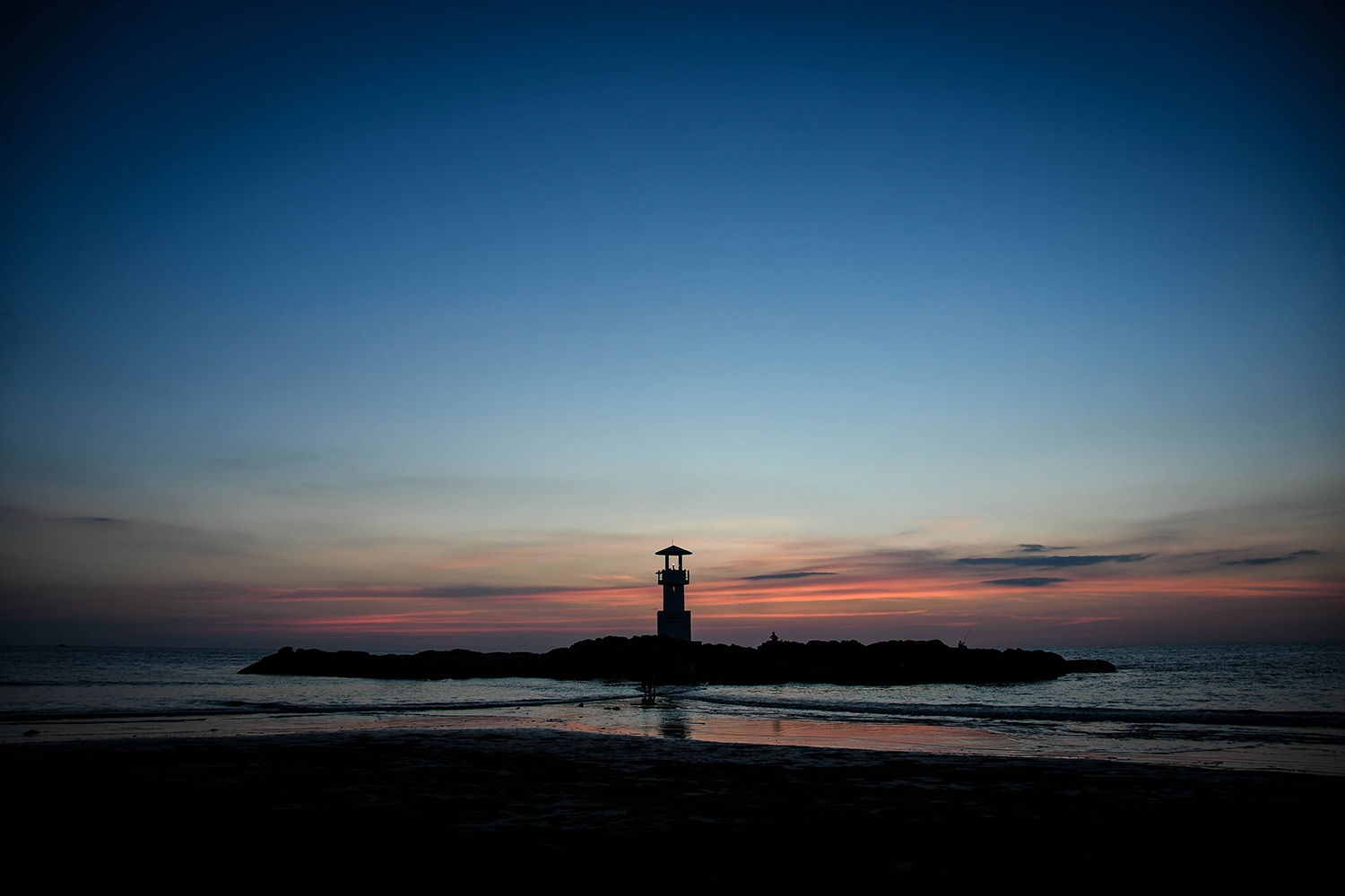 Khao Lak Thailand lighthouse sunset