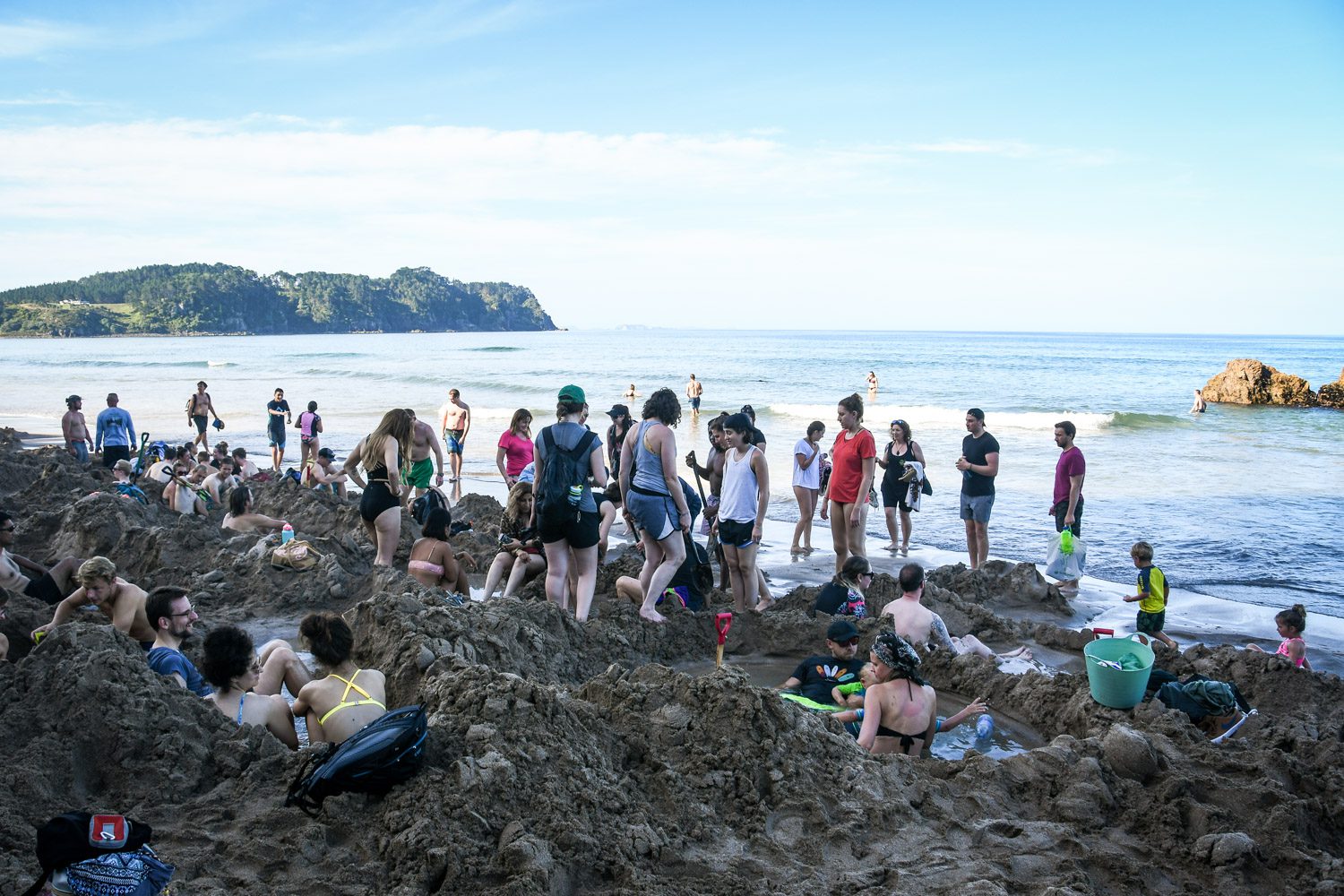North Island New Zealand Hot Water Beach