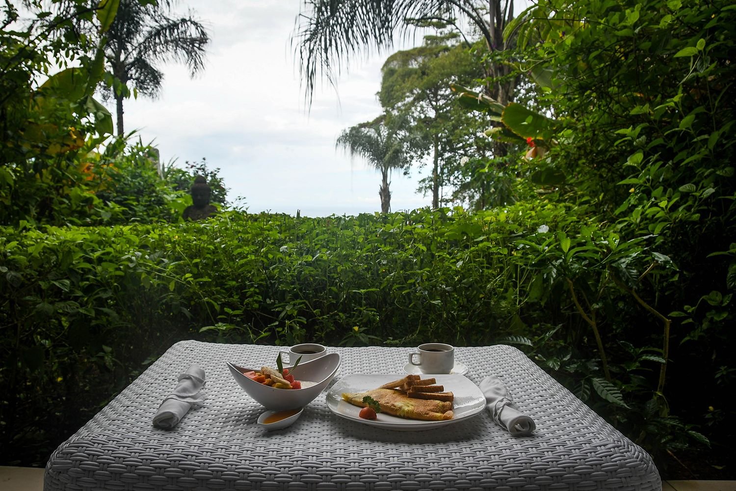 Oxygen Jungle Villas Delievered Breakfast to Villa