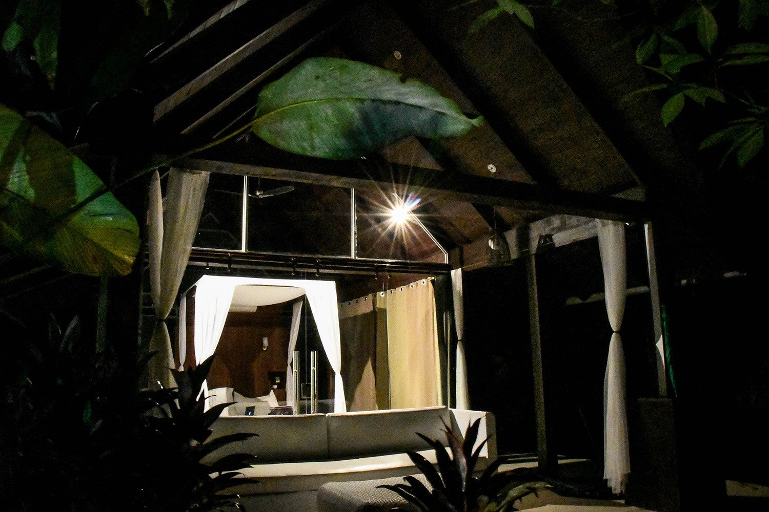 Oxygen Jungle Villas at night