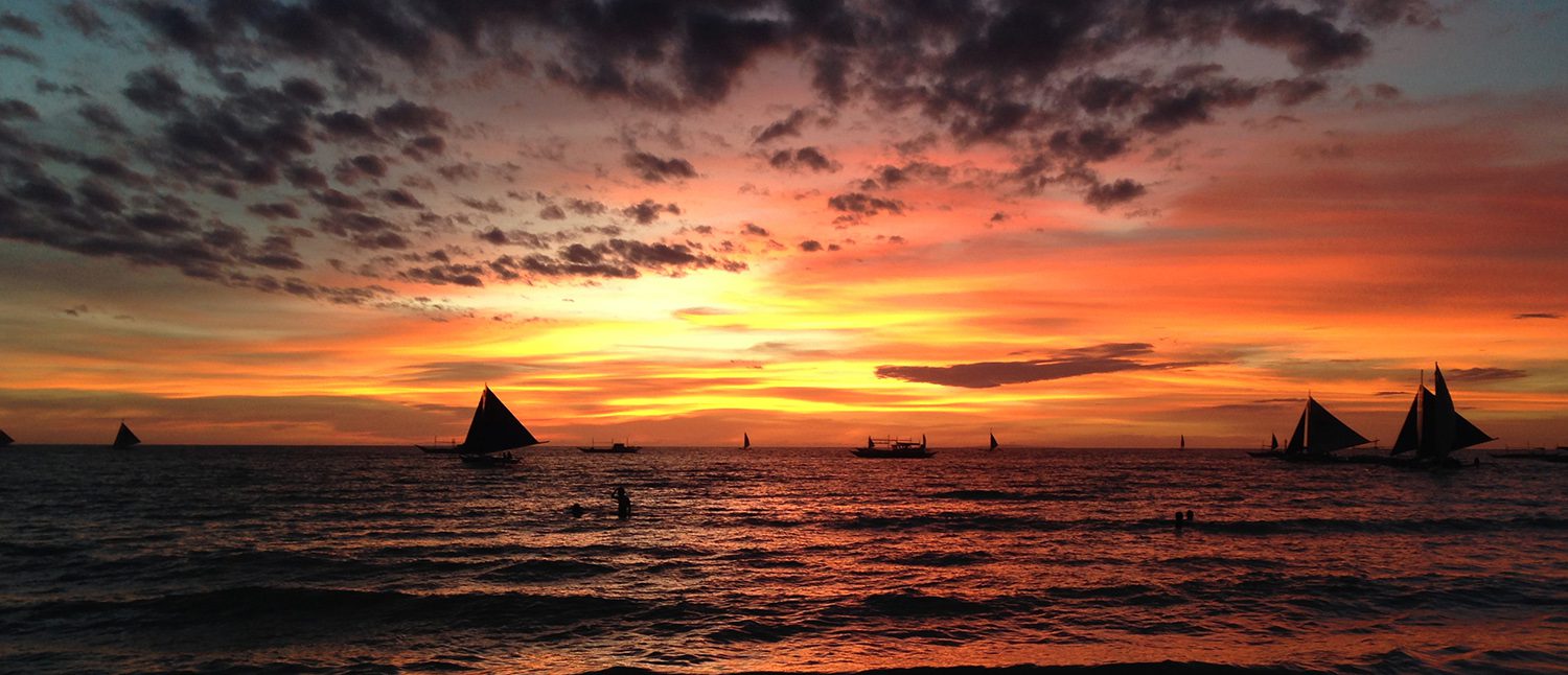 Philippines Travel Guide Boracay Sailboat Sunset