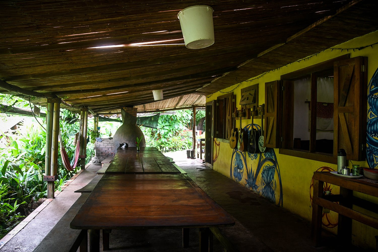 Rancho Mastatal Sustainable Lodge Large Meal Table