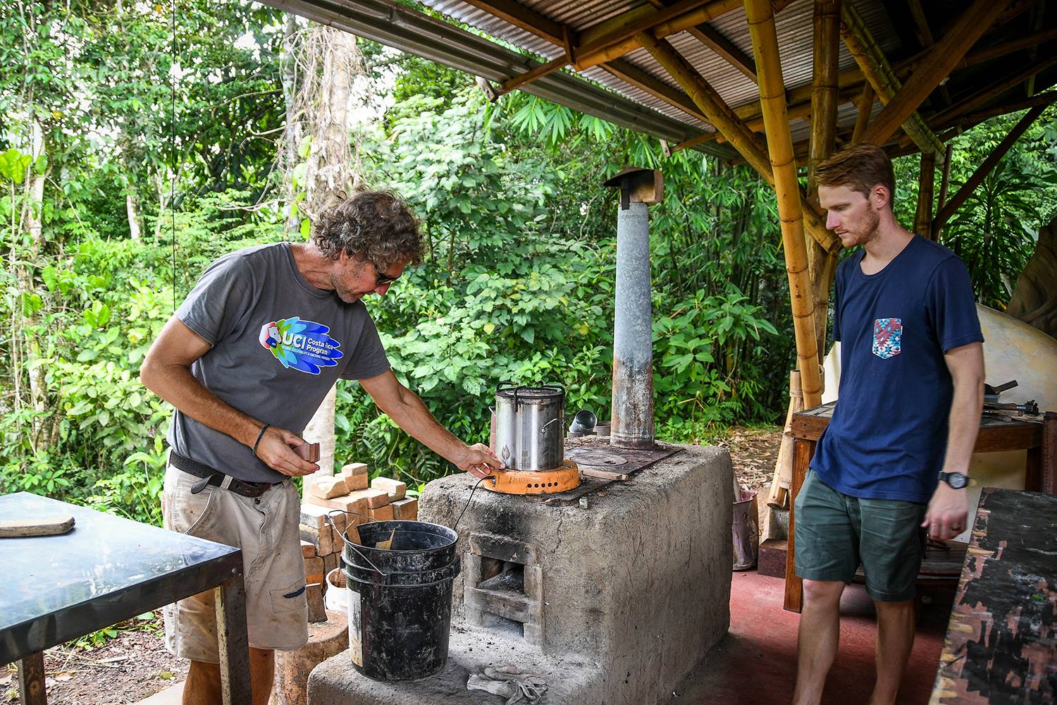 Rancho Mastatal Sustainable Lodge Rocket Stove