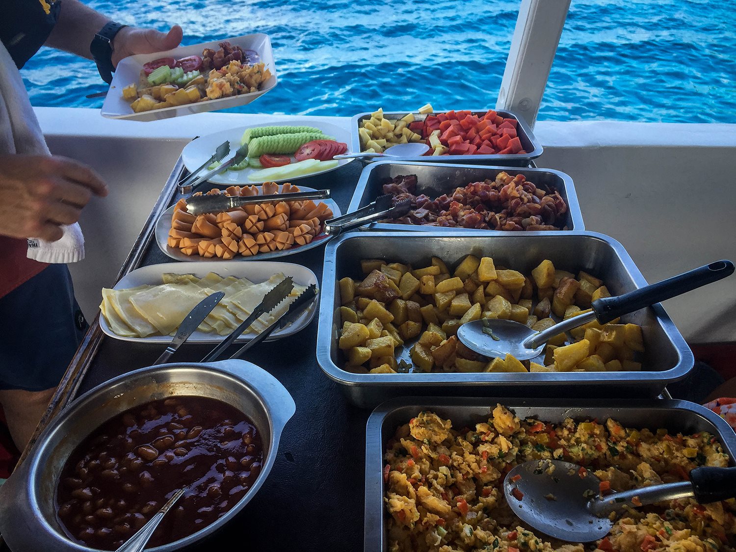 Similan Islands Liveaboard Wicked Diving Thailand Food Meals