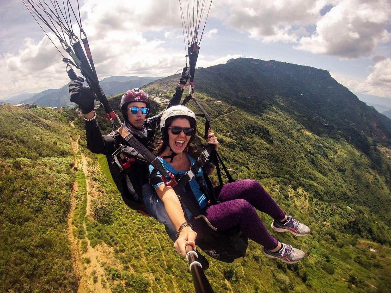 Sustainable Travel Paragliding Colombia