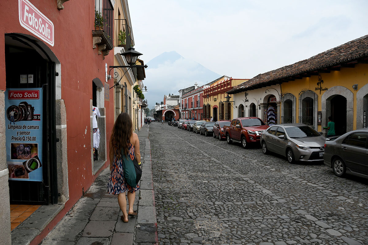 Things to Do in Antigua Guatemala: Walking on the Street
