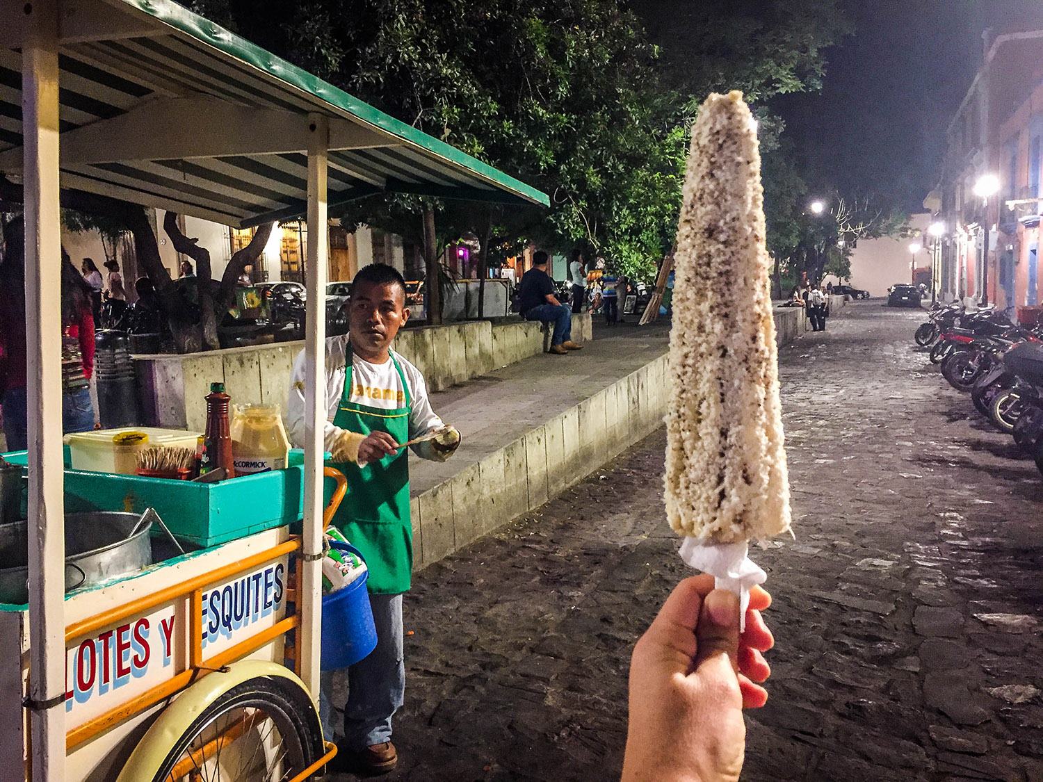 Things to Do in Oaxaca Mexican Food Street Corn