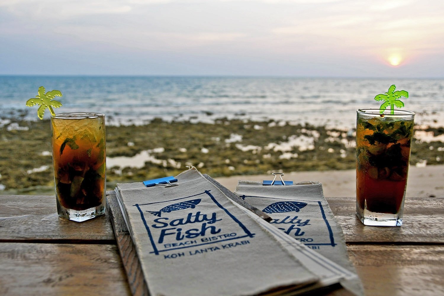 Things to do in Koh Lanta Thailand sunset Salty Fish