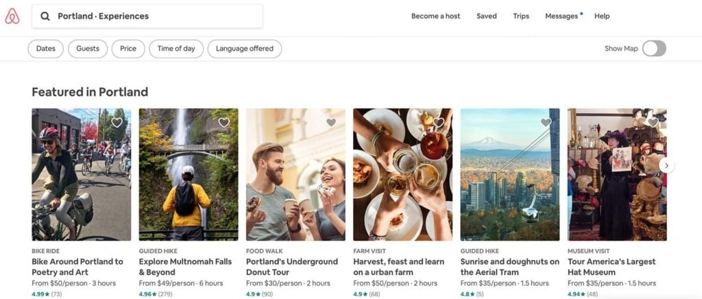 Airbnb Experiences in Portland