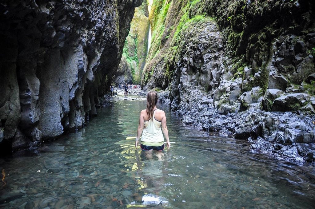 Oneonta Gorge Trail near Portland Oregon