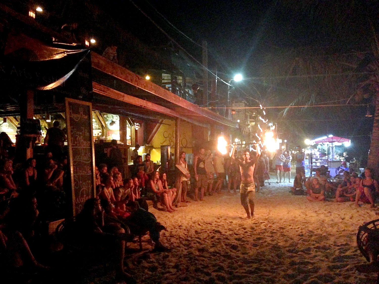 Two Weeks in Cambodia Itinerary Fire Show Koh Rong