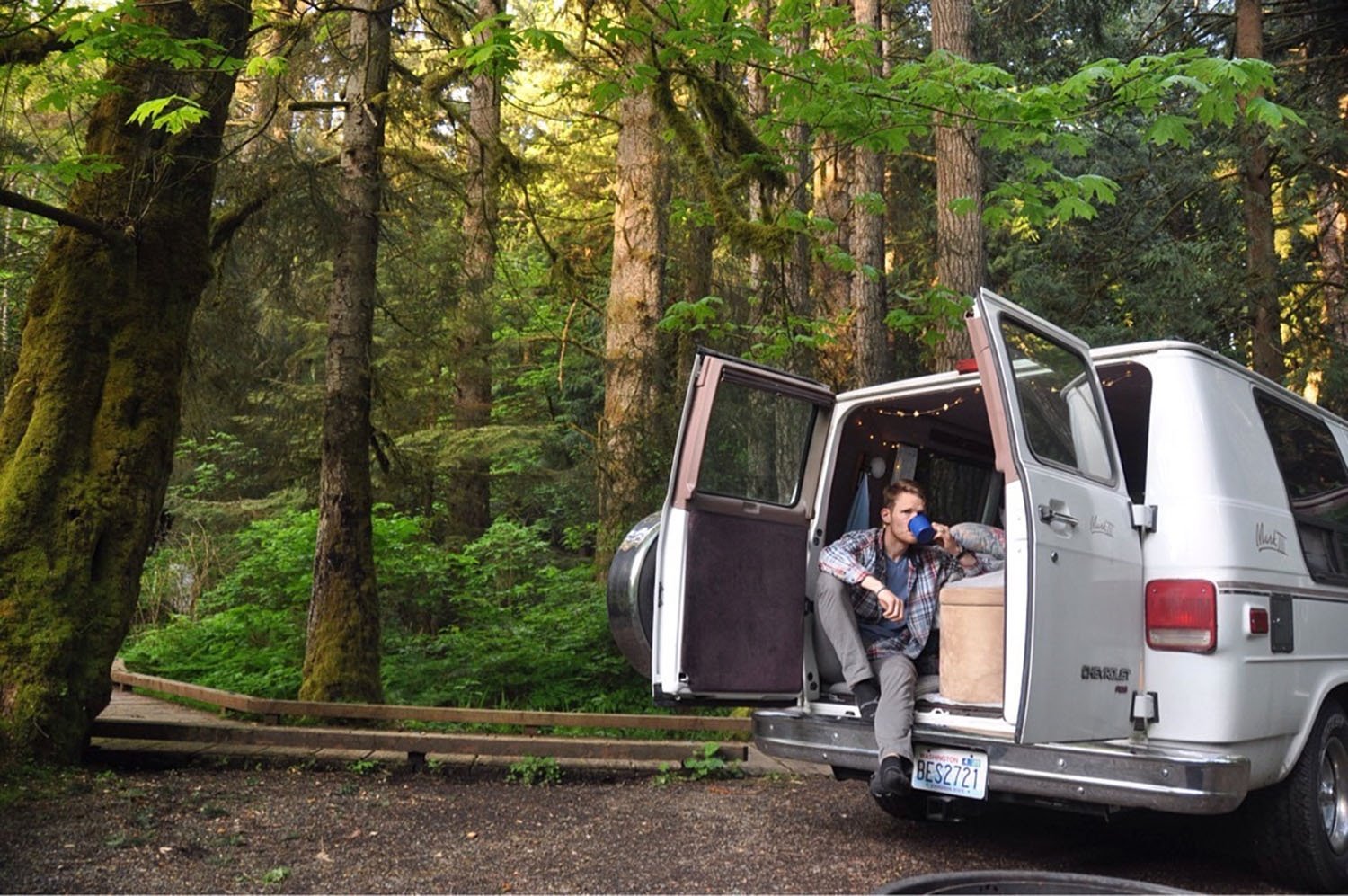 Van Life Q&A Van in the Woods