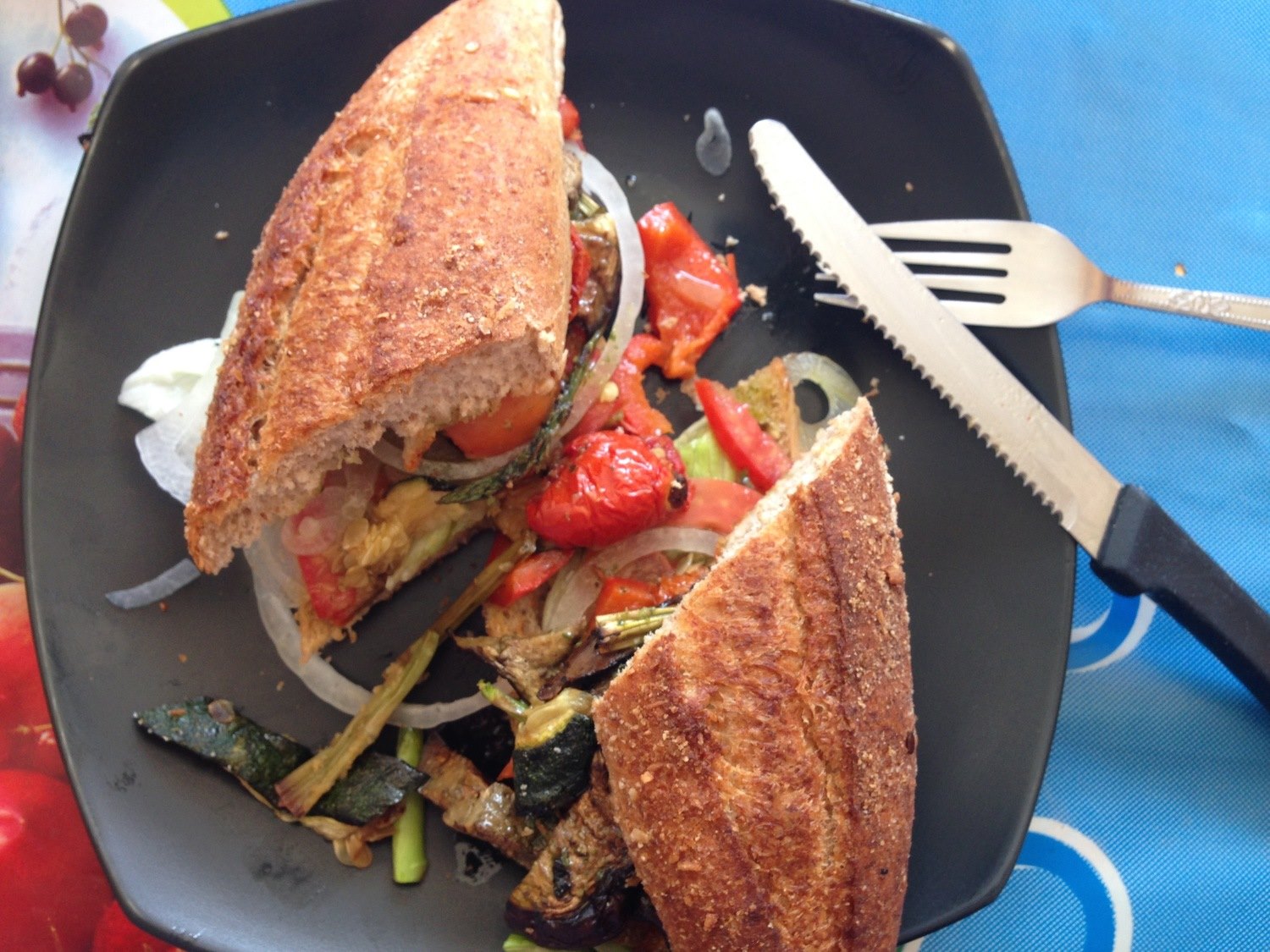 Where to eat in Koh Tao Zest Cafe Veggie Sandwich