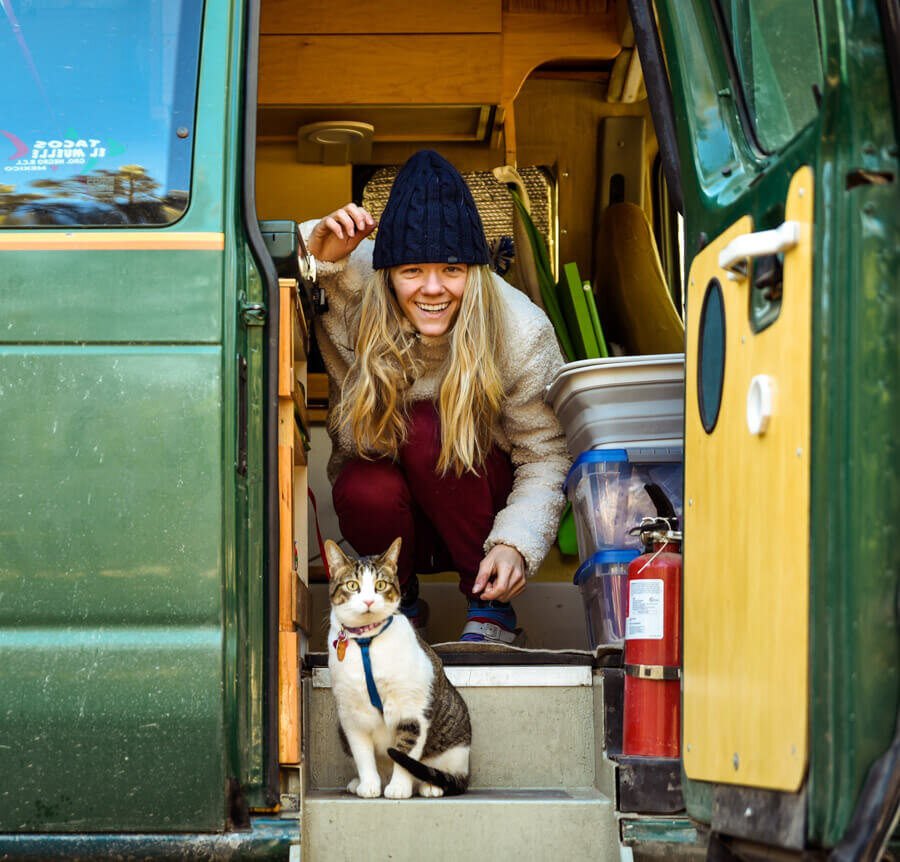 Vanlife with Pets: Hilary & Ernie