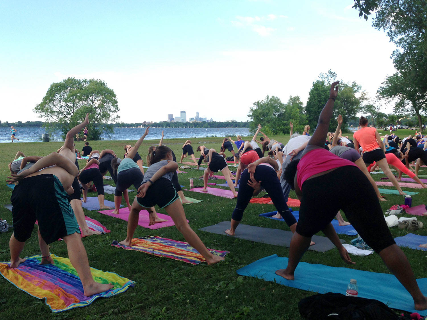 Yoga at Lake Calhoun