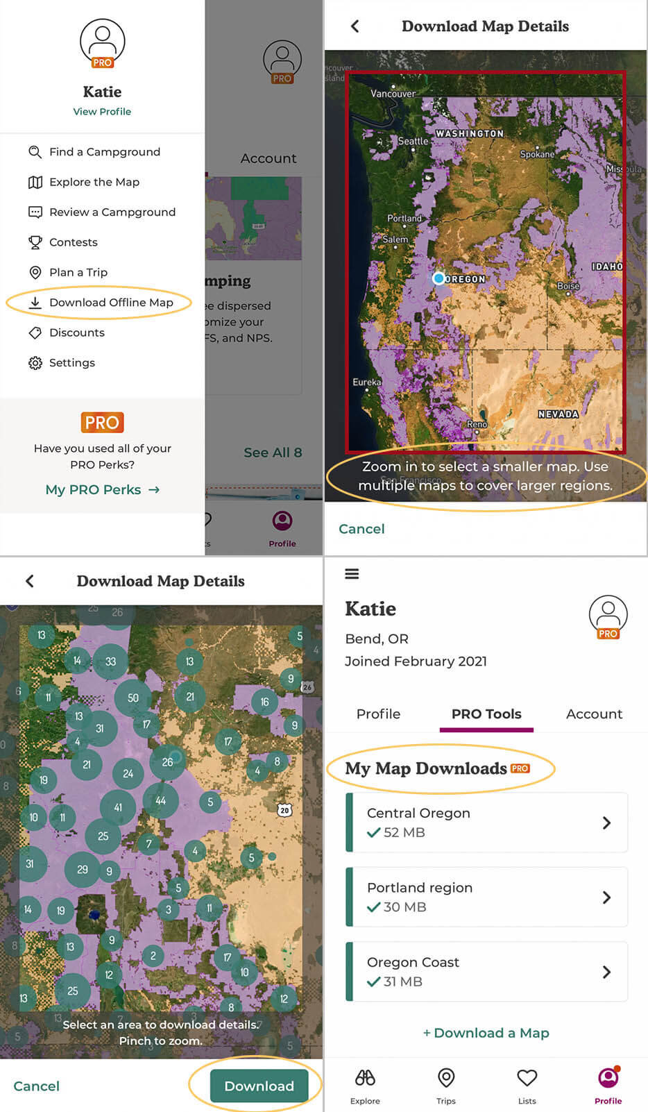 The Dyrt App | Offline Maps