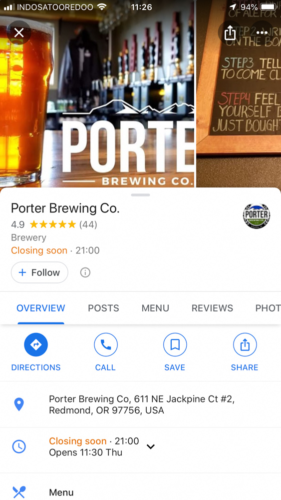 Road Trip Planner Google Maps Porter Brewery