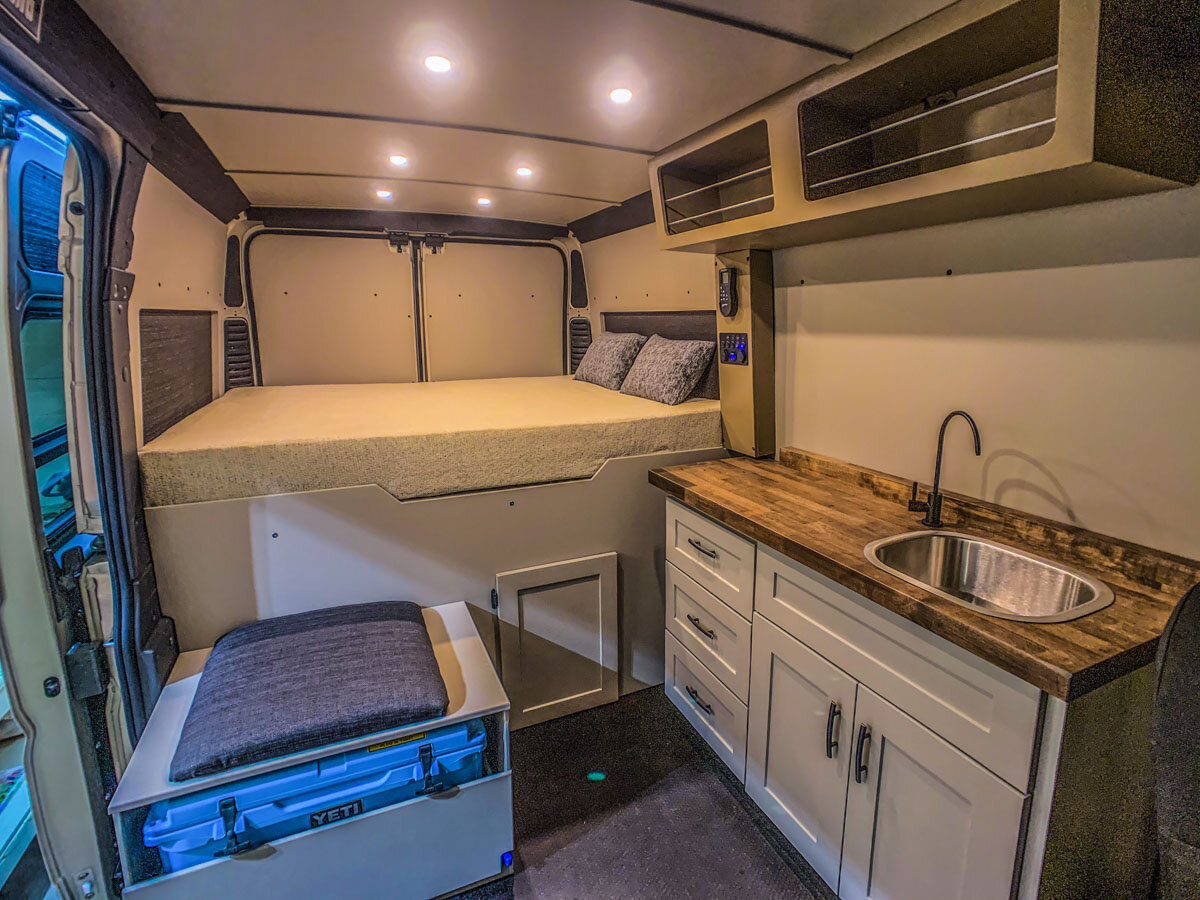 USA campervan rentals: 2018 Ram Promaster in AK